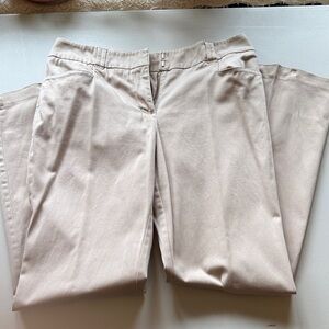 New York & Company Cream Boot Cut Pants Size 8